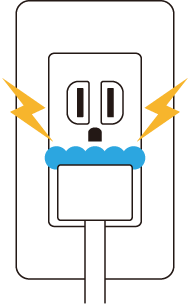 放電のイラスト