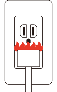 トラッキング現象のイラスト