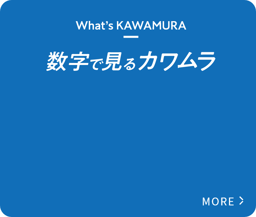 What’s KAWAMURA 2 数字で見るカワムラ