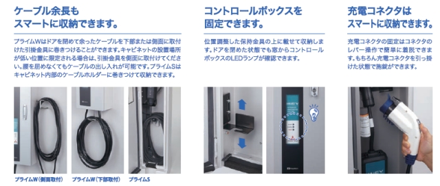 河村電器 EV普通充電用電気設備 壁掛型 EVコンポ プライム 電源スイッチ付 ECPW - 1