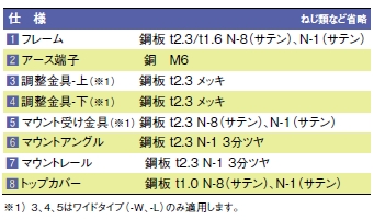 ITO　仕様